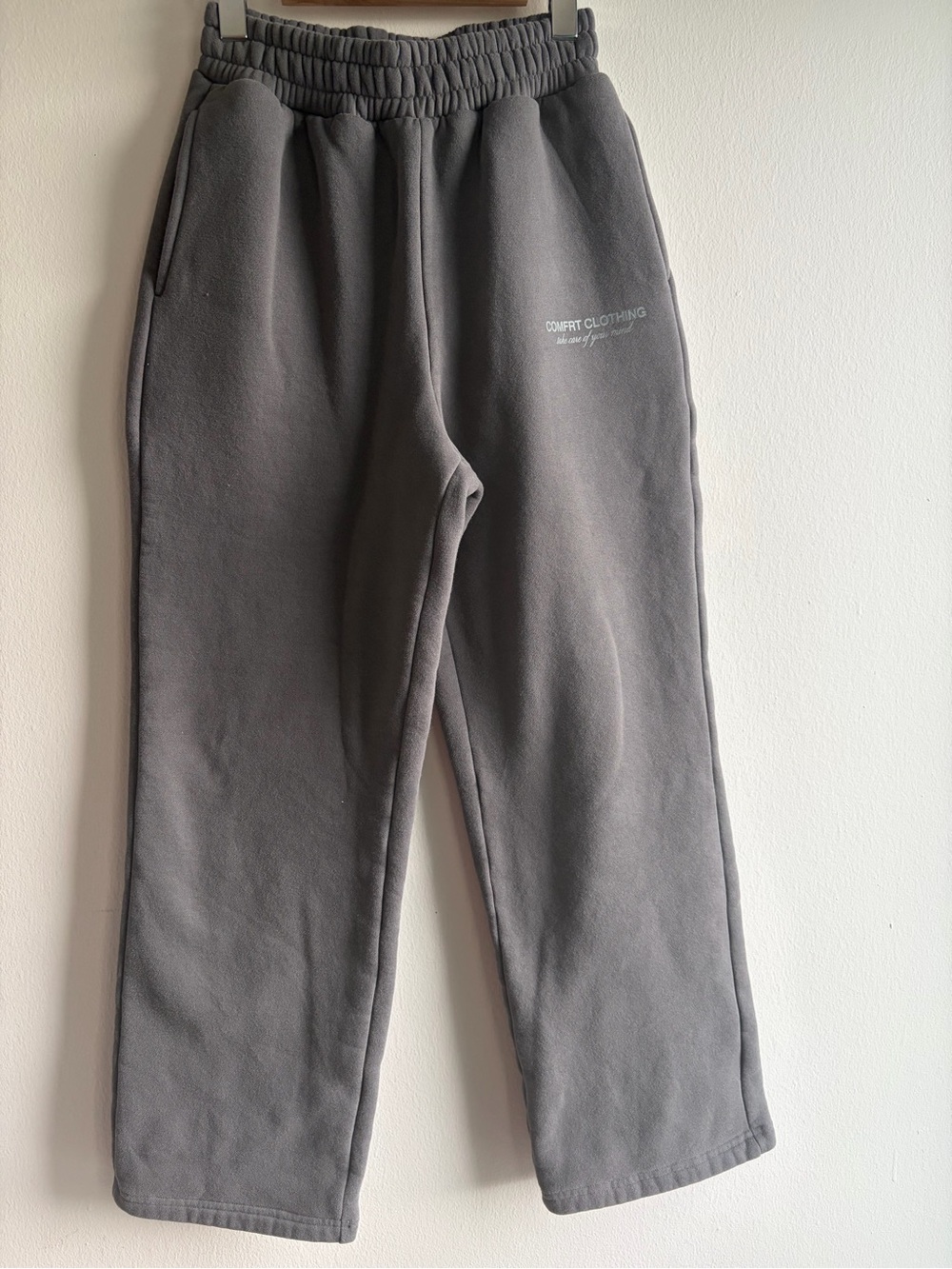 Comfort Clothing Women's Gray Fleece Joggers